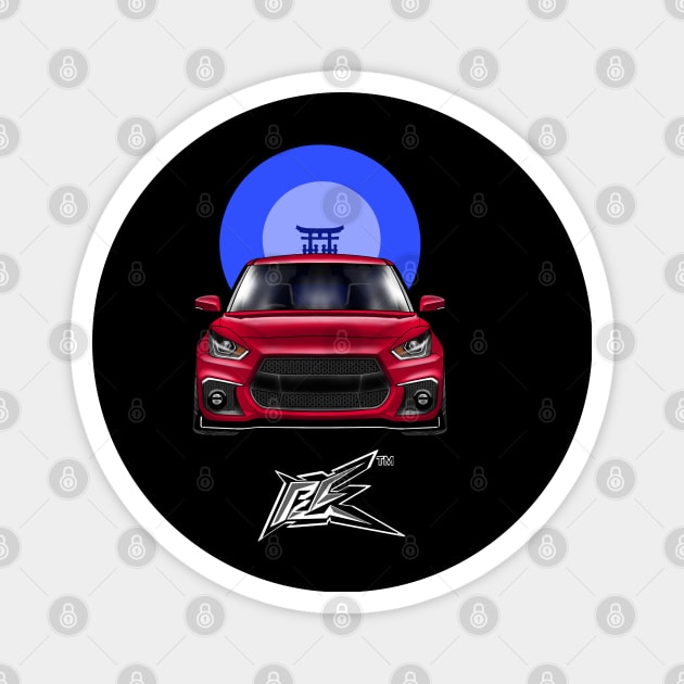 maruti suzuki swift red Magnet by naquash